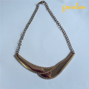 Custom Women′s Alloy Metal Neckline