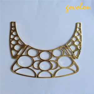 New Golden Plated Alloy Neckline