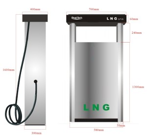 1-2 Hose LNG Fuel Dispenser